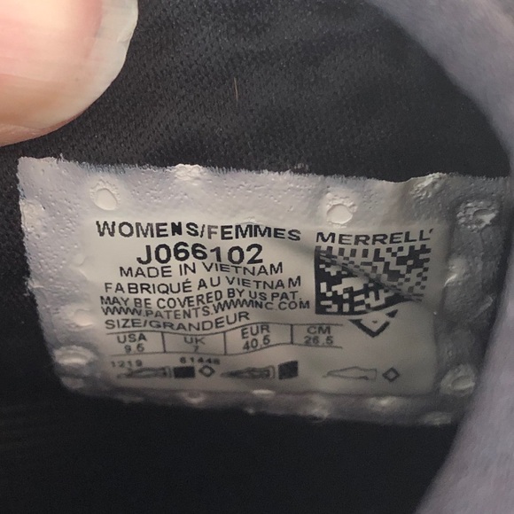 Women's Merrell MTL Long Sky Trail Running Shoe Black Dazzle Size 9.5 Blue - Picture 15 of 15